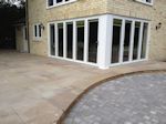 Fordham, Cembridgeshire: Patio stepped down to the Garden