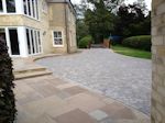 Fordham, Cembridgeshire: Patio stepped down to the Garden